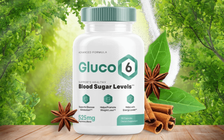 Gluco6 Dietary Supplement Bottle - Metabolic Support Formula